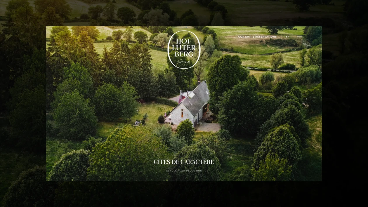 Sample of the Hofluterberg's website