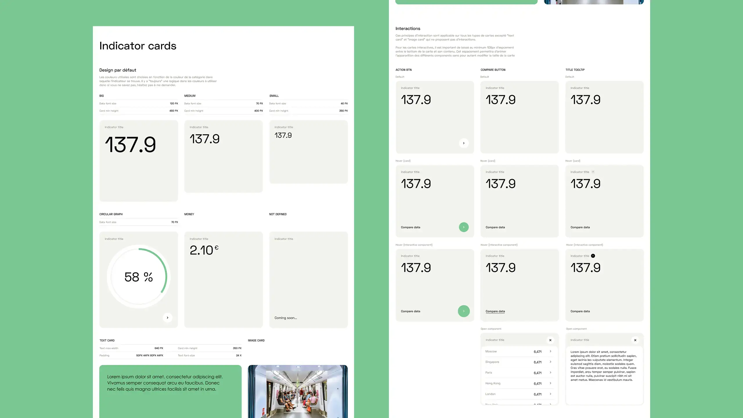 Sample from the design with filler content
