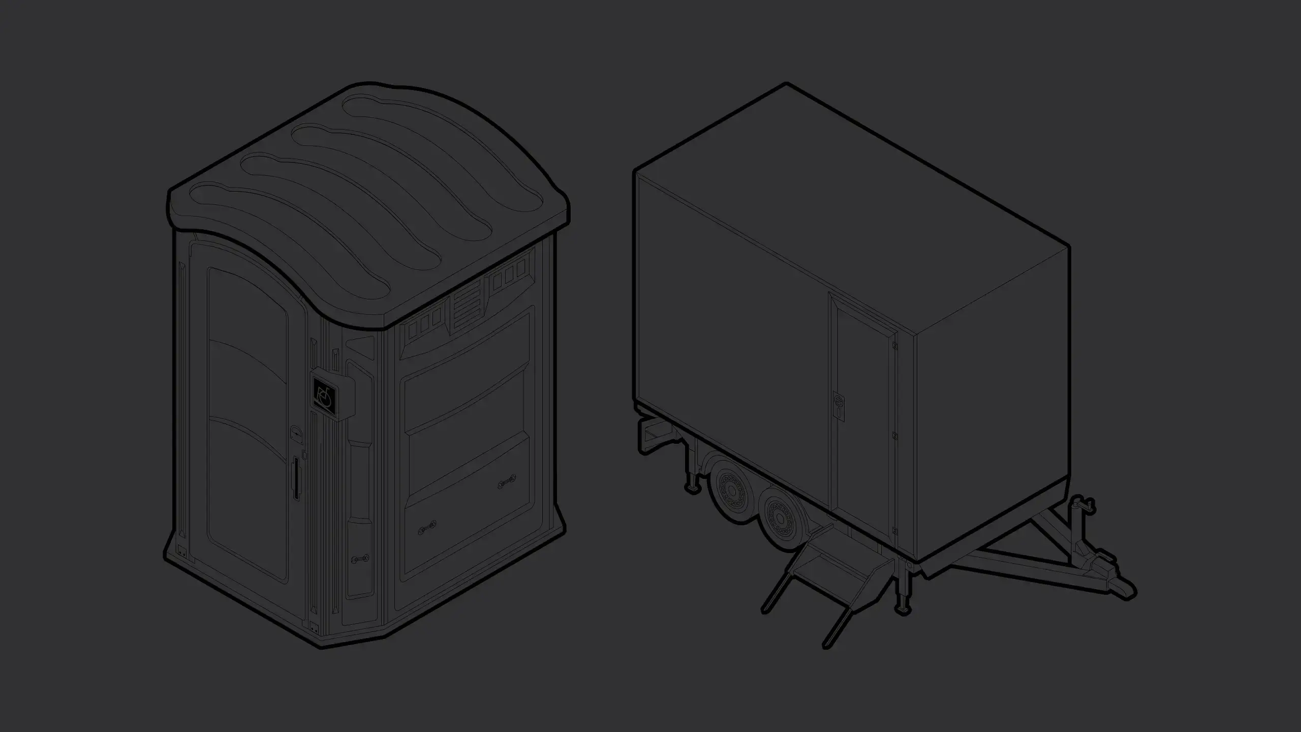 Illustration of the bigger cabins that Locardenne offers