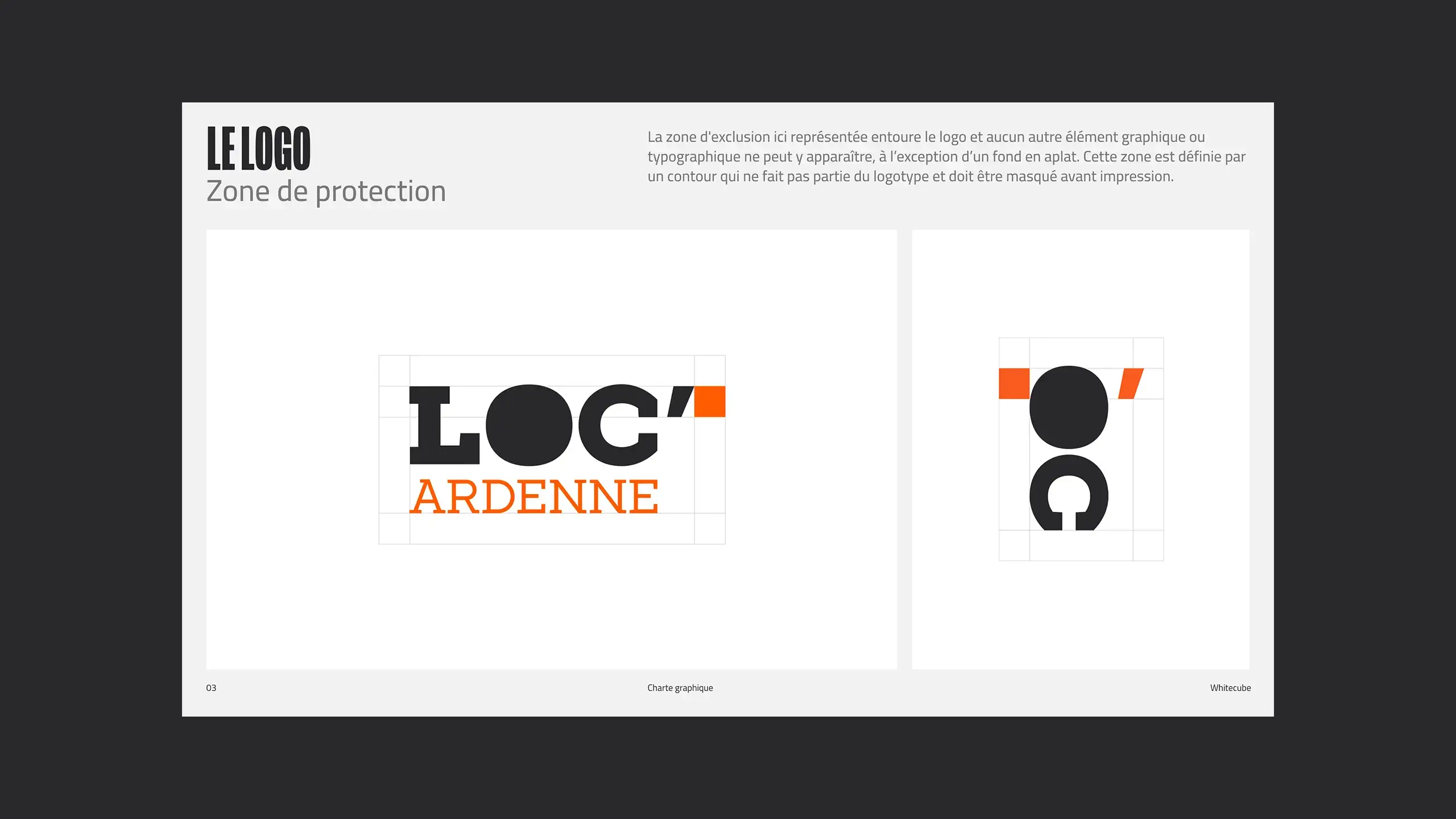 Sample from the "Logo" chapter of the graphic charter